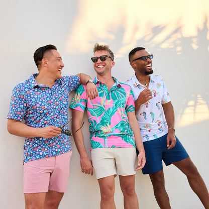 Chubbies Men's Birds of Paradise Polo