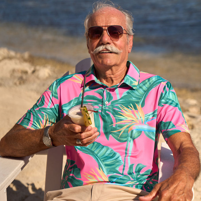 Chubbies Men's Birds of Paradise Polo