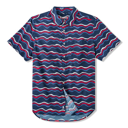 Chubbies Men's The Sea to Shining Button Up Short Sleeve (BreezeTec)