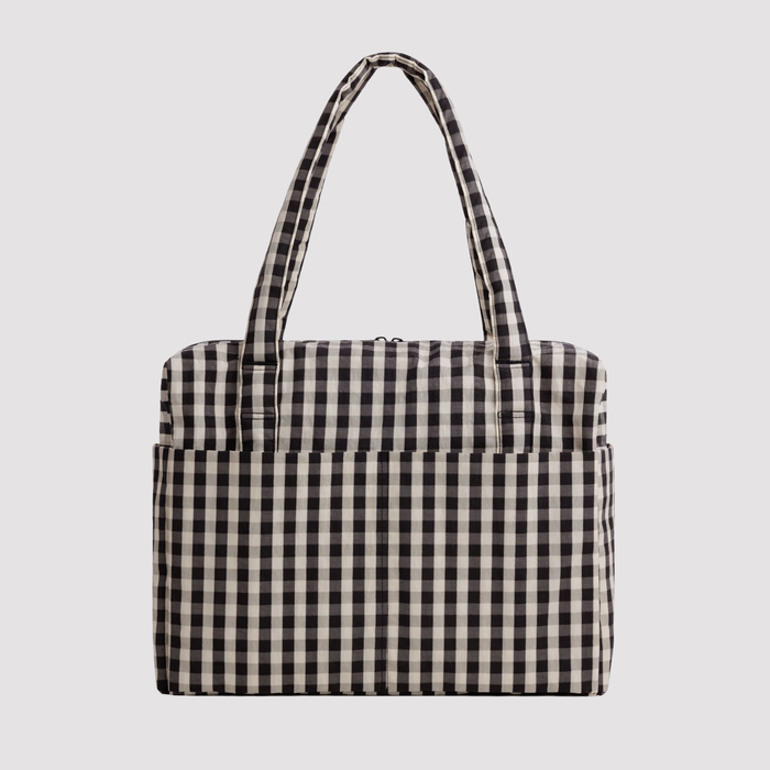Black and Cream Gingham