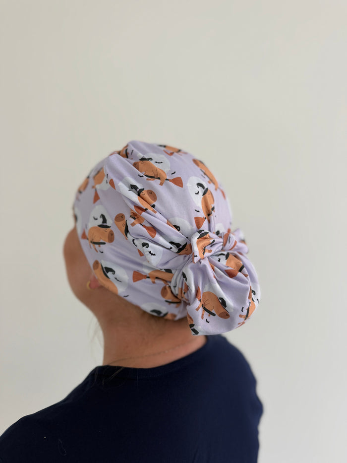 CloudCaps Scrub Cap | Capybara Witches