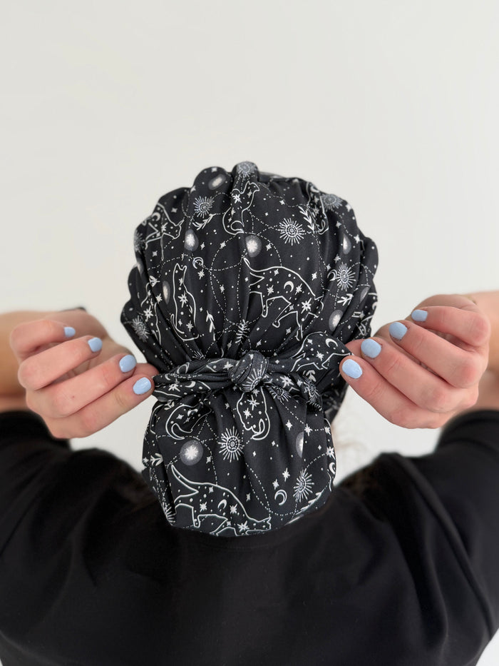 CloudCaps Scrub Cap | Celestial Cats