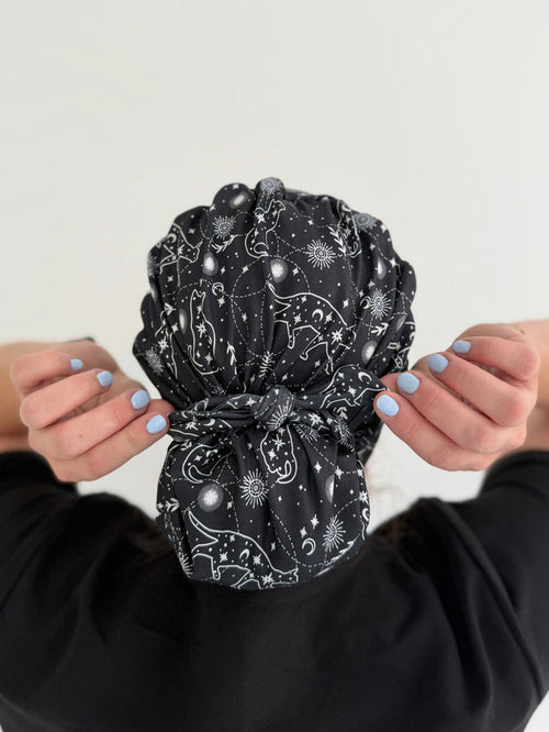 CloudCaps Scrub Cap | Celestial Cats