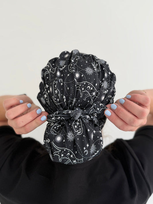 CloudCaps Scrub Cap | Celestial Cats