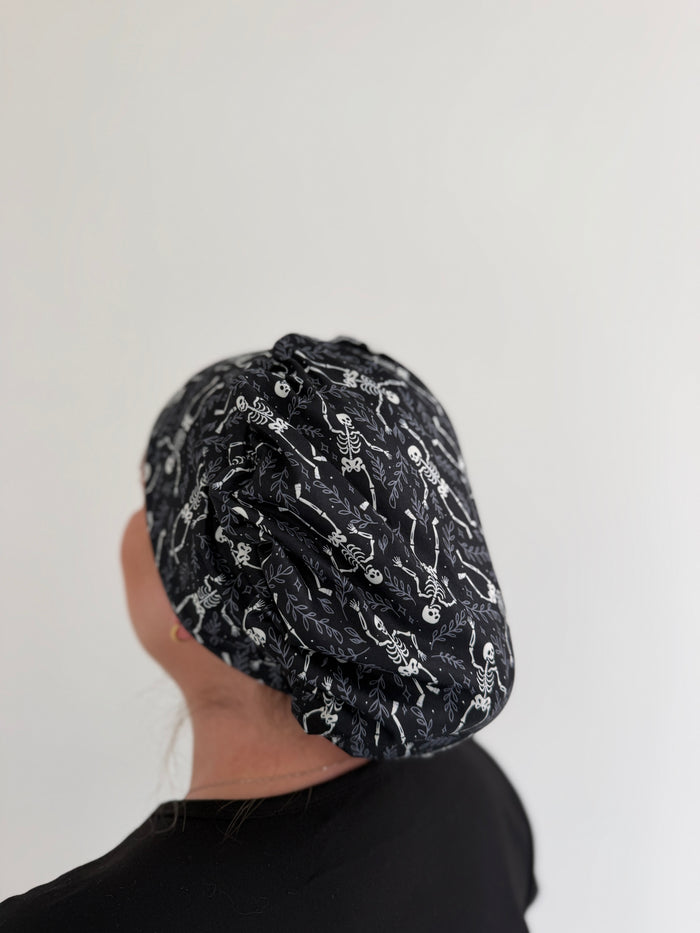 CloudCaps Scrub Cap | Dancing Bones