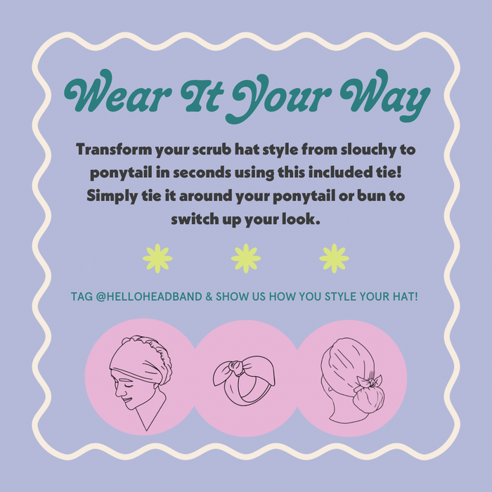 CloudCaps Scrub Cap | Dancing Bones