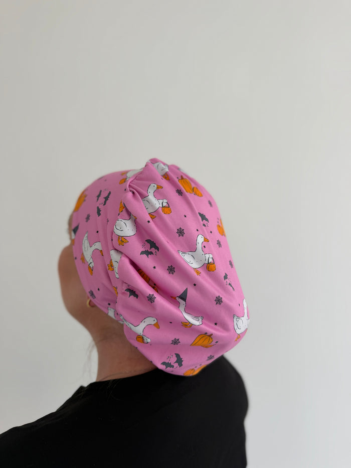CloudCaps Scrub Cap | Halloween Goose