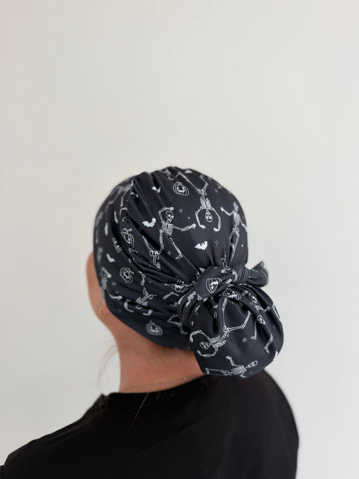 CloudCaps Scrub Cap | Hallows Eve Skeleton