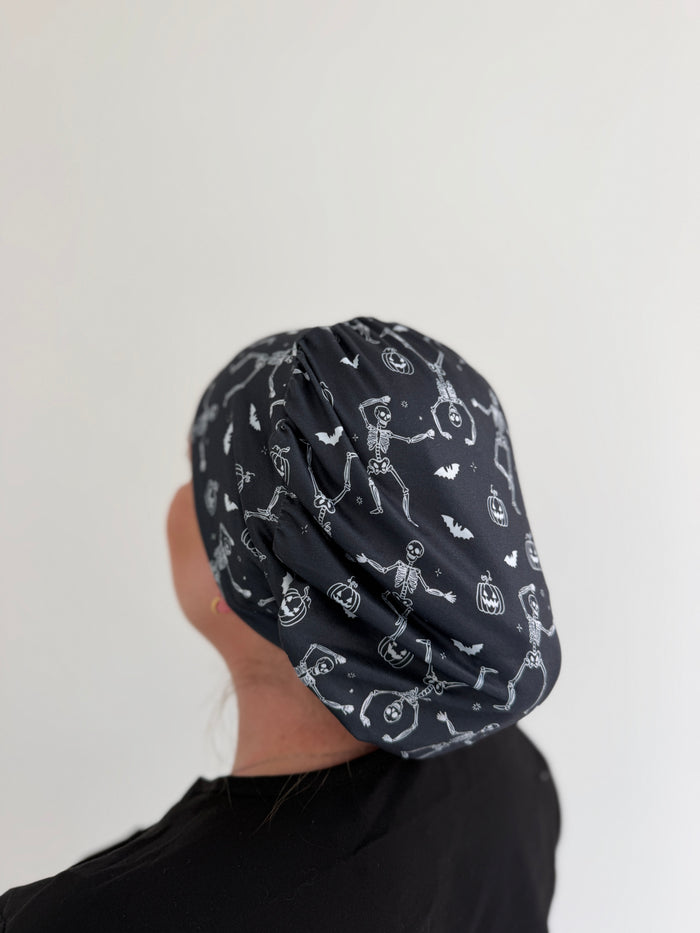 CloudCaps Scrub Cap | Hallows Eve Skeleton