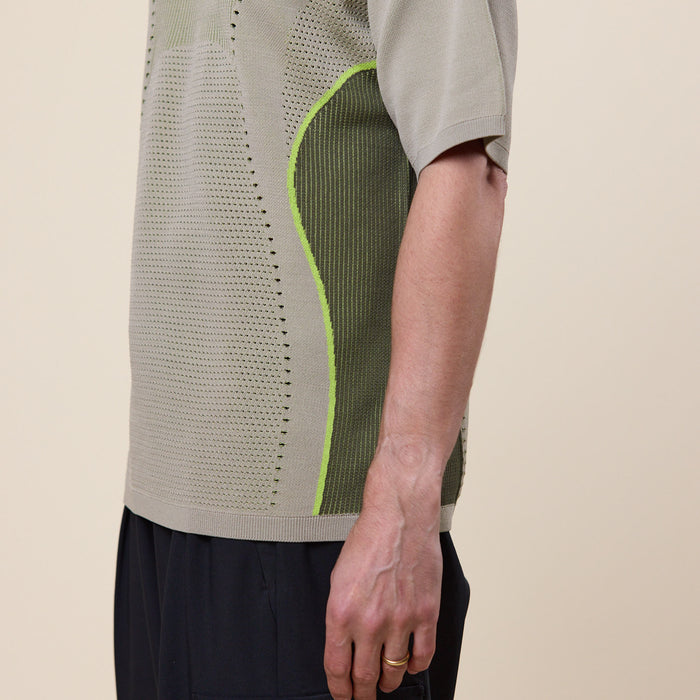 Puma - CLRT Knitted T-Shirt - Pebble Grey