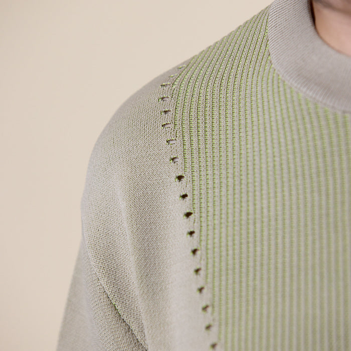Puma - CLRT Knitted T-Shirt - Pebble Grey