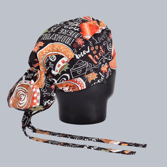 Coffee Design Female Bun Cap 014