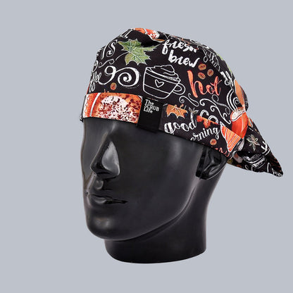 Coffee Design Female Bun Cap 014