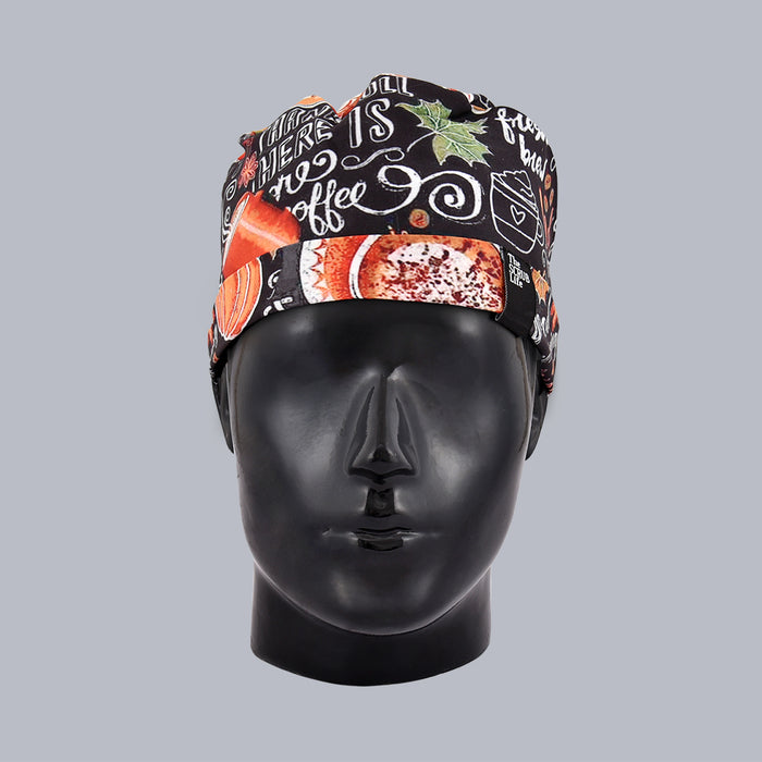 Coffee Design Female Bun Cap 014
