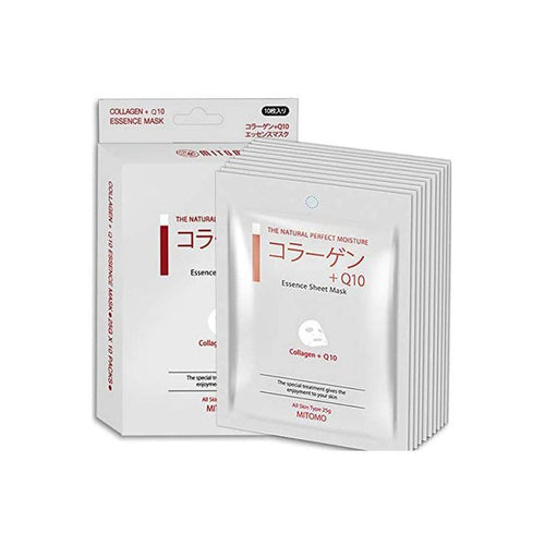 COLLAGEN + Q10 ELASTICITY - 5 buc - Set Masti De Fata Tip Servetel cu Colagen - skinseen.ro