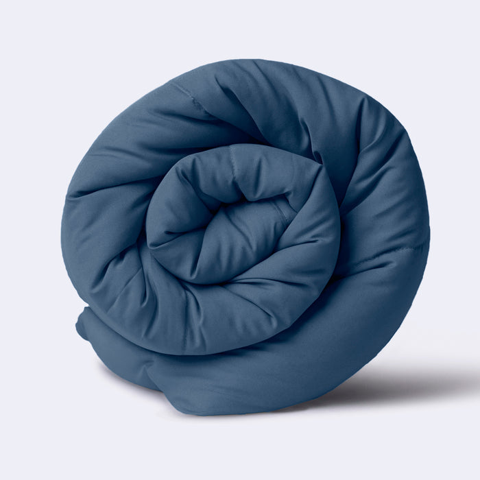 Comforter|Reversible|Microfiber|Comforter|Royal|Blue|&|Ash|Grey