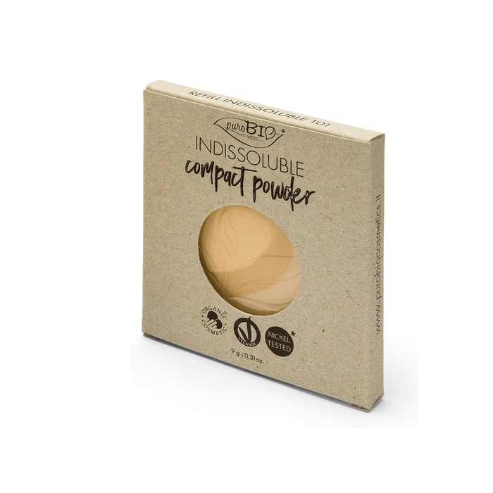 COMPACT POWDER INDISSOLUBLE n. T01 REFILL - Yellow