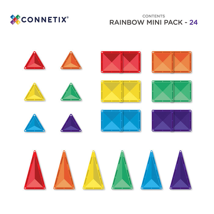 CONNETIX Rainbow Mini Pack 24 pc
