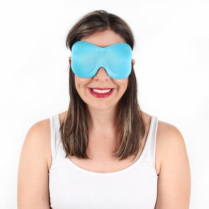 Contoured Sleep Mask - Aqua