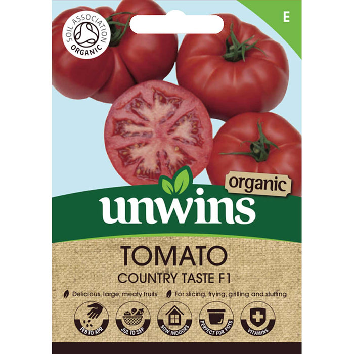 Cordon Tomato Seeds Organic 'Country Taste' F1