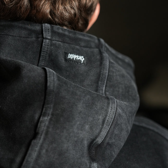 CORE HOODIE - BLACK WASH