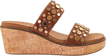 Corkys Bad Habit Studded Wedge
