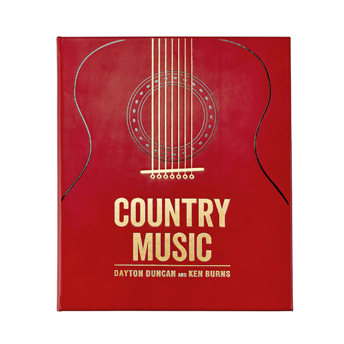COUNTRY MUSIC LEATHER BOUND BOOK