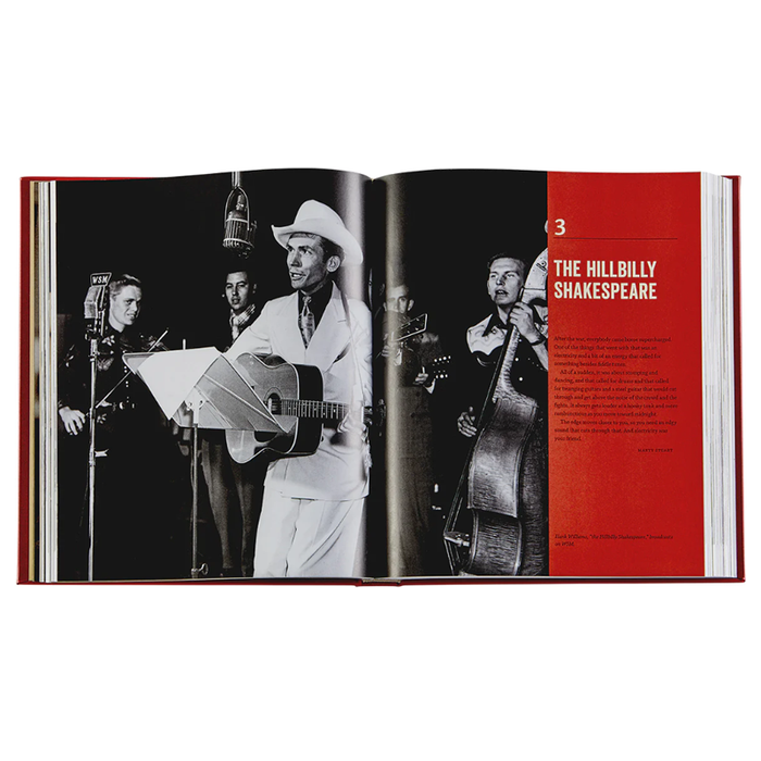 COUNTRY MUSIC LEATHER BOUND BOOK