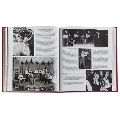 COUNTRY MUSIC LEATHER BOUND BOOK