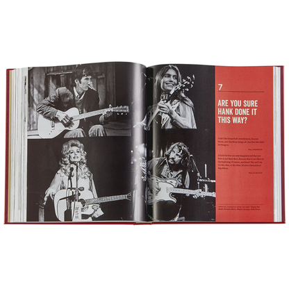 COUNTRY MUSIC LEATHER BOUND BOOK