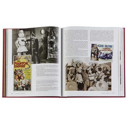 COUNTRY MUSIC LEATHER BOUND BOOK