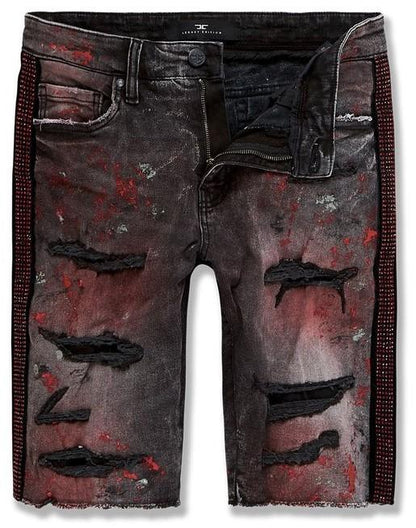 JORDAN CRAIG JEAN SHORT - J3167S - BRED