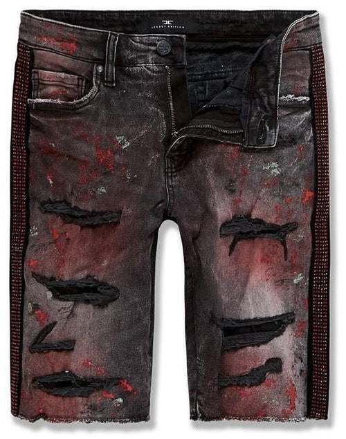 JORDAN CRAIG JEAN SHORT - J3167S - BRED