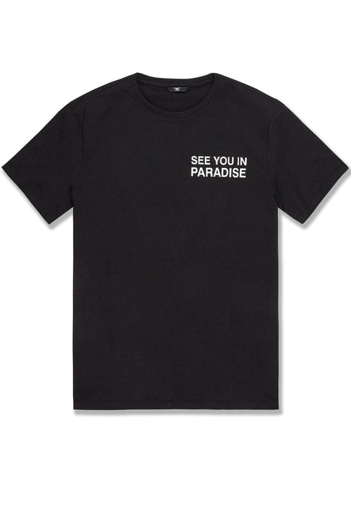JORDAN CRAIG PARADISE T- SHIRT - 2565A- BLACK