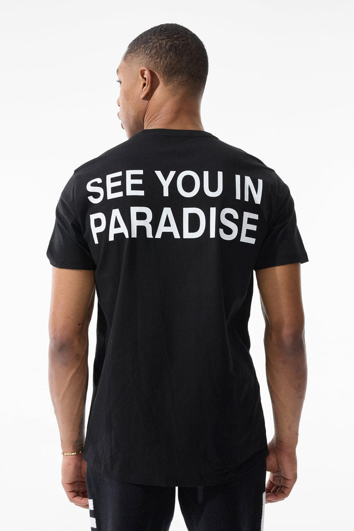 JORDAN CRAIG PARADISE T- SHIRT - 2565A- BLACK