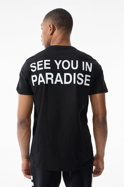 JORDAN CRAIG PARADISE T- SHIRT - 2565A- BLACK