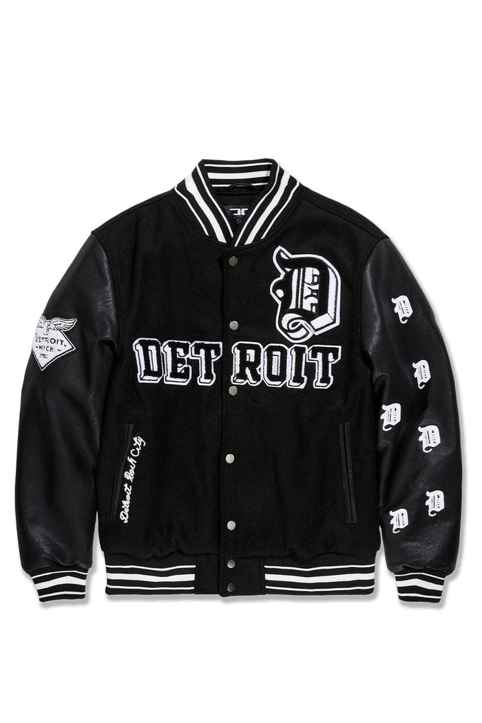 JORDAN CRAIG Varsity Jacket - 91653 - BLACK
