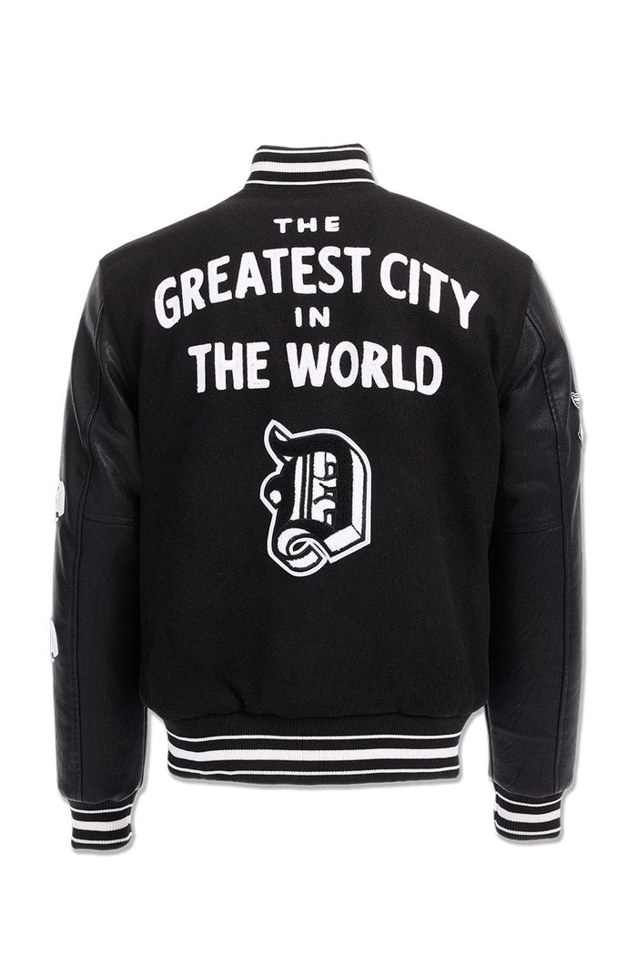JORDAN CRAIG Varsity Jacket - 91653 - BLACK