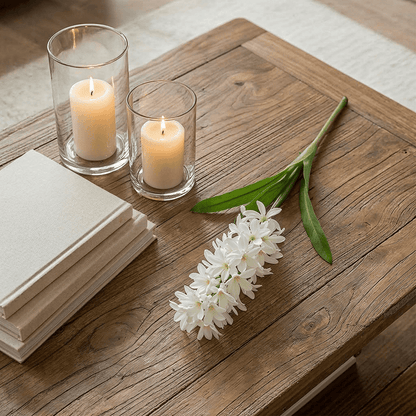 Cream Faux Hyacinth Single Stem Flower Accessories