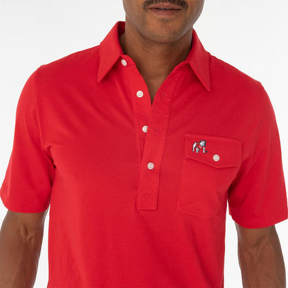 Criquet Men's UGA Performance Players Shirt - Bulldog Logo