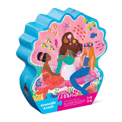 Crocodile Creek Classic Floor Puzzle 36pc - Mermaid Dreams