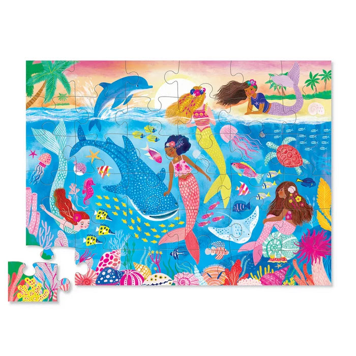 Crocodile Creek Classic Floor Puzzle 36pc - Mermaid Dreams