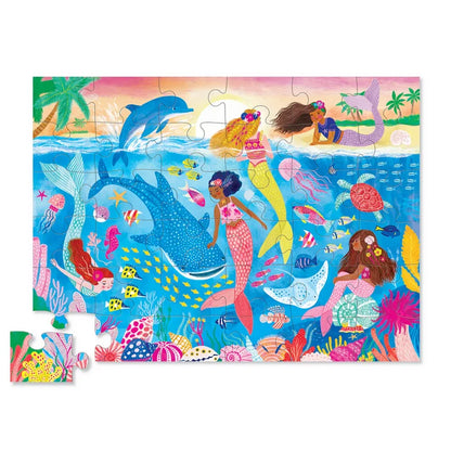 Crocodile Creek Classic Floor Puzzle 36pc - Mermaid Dreams