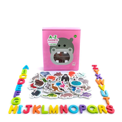 Curious Columbus Animals & Letters Magnetic Set