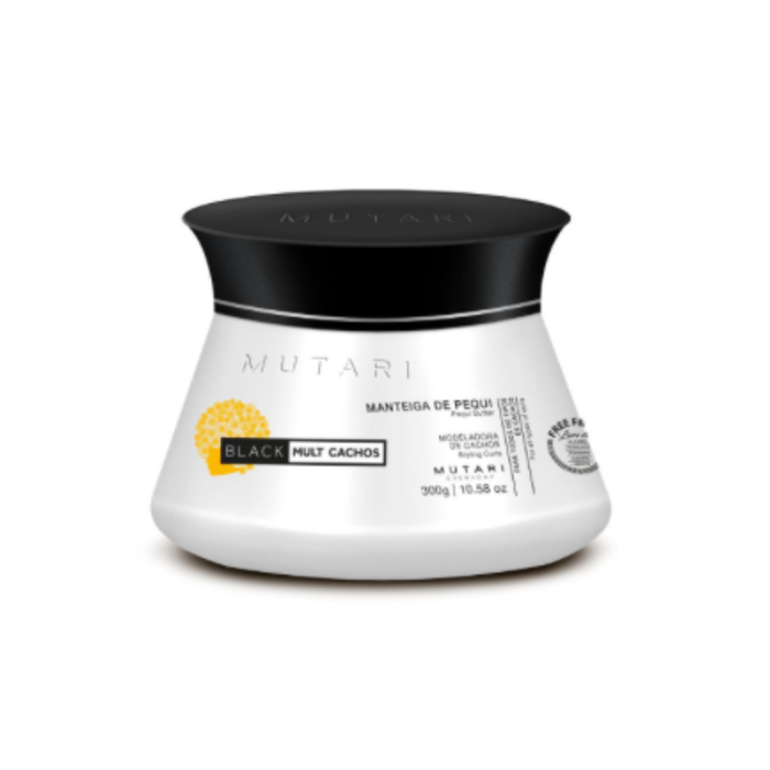 Curly hair line / Pequi Butter - Curly Styler - 250g / 8.8oz - Natural looking curls with no frizz. Contains solar filter and thermal protection.