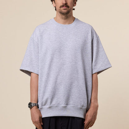 DAIWA Pier 39 - Tech Sweat Crew Short Sleeve Sweatshirt - Grey