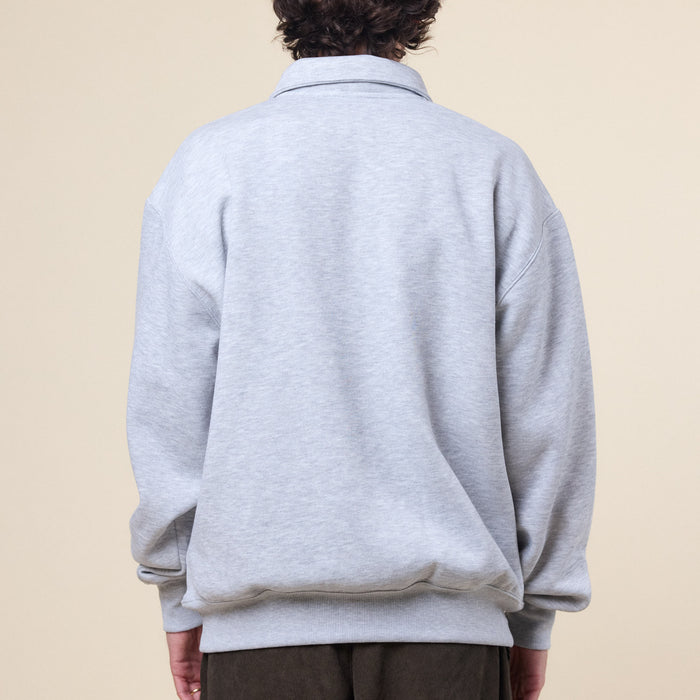 DAIWA Pier 39 - Tech Sweat Snap Pullover - Heather Grey