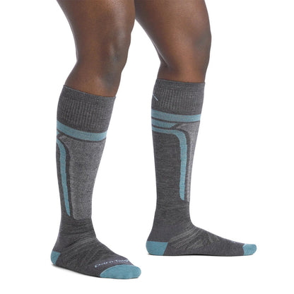 Darn Tough Socks Women's  Edge Over The Calf Midweight Ski/Snowboard Socks