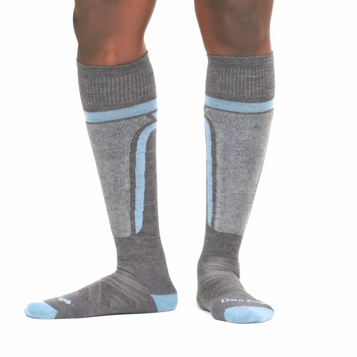 Darn Tough Socks Women's  Edge Over The Calf Midweight Ski/Snowboard Socks