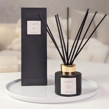 Date Night Black & Gold Reed Diffuser - Truffle D'orient Fragrance